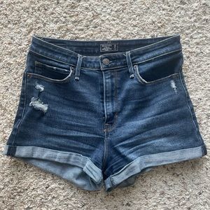 Abercrombie High Rise Jean Shorts
